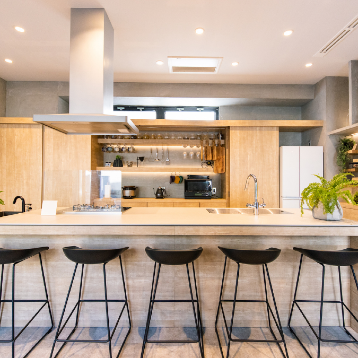 single family home kitchen